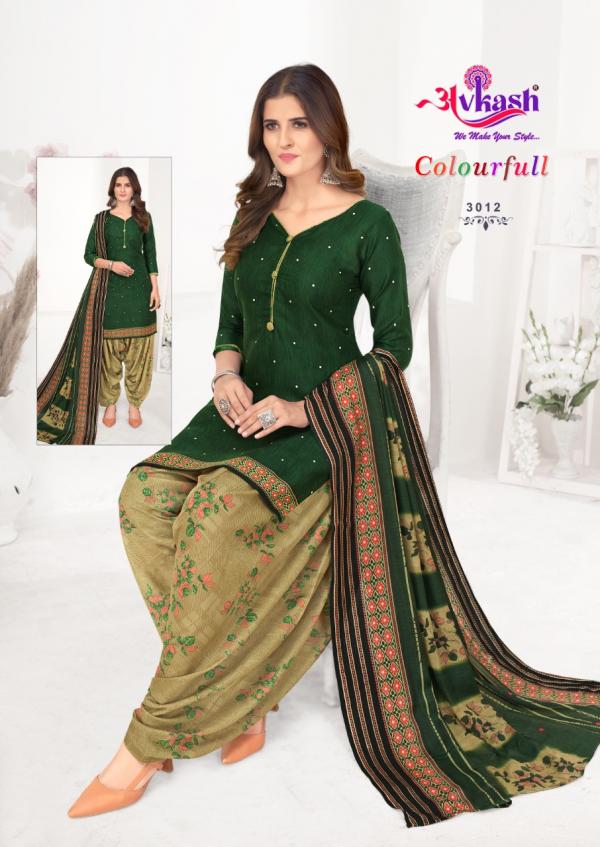 Avkash Colourfull Patiyala Vol-3 Cotton Designer Readymade Suit